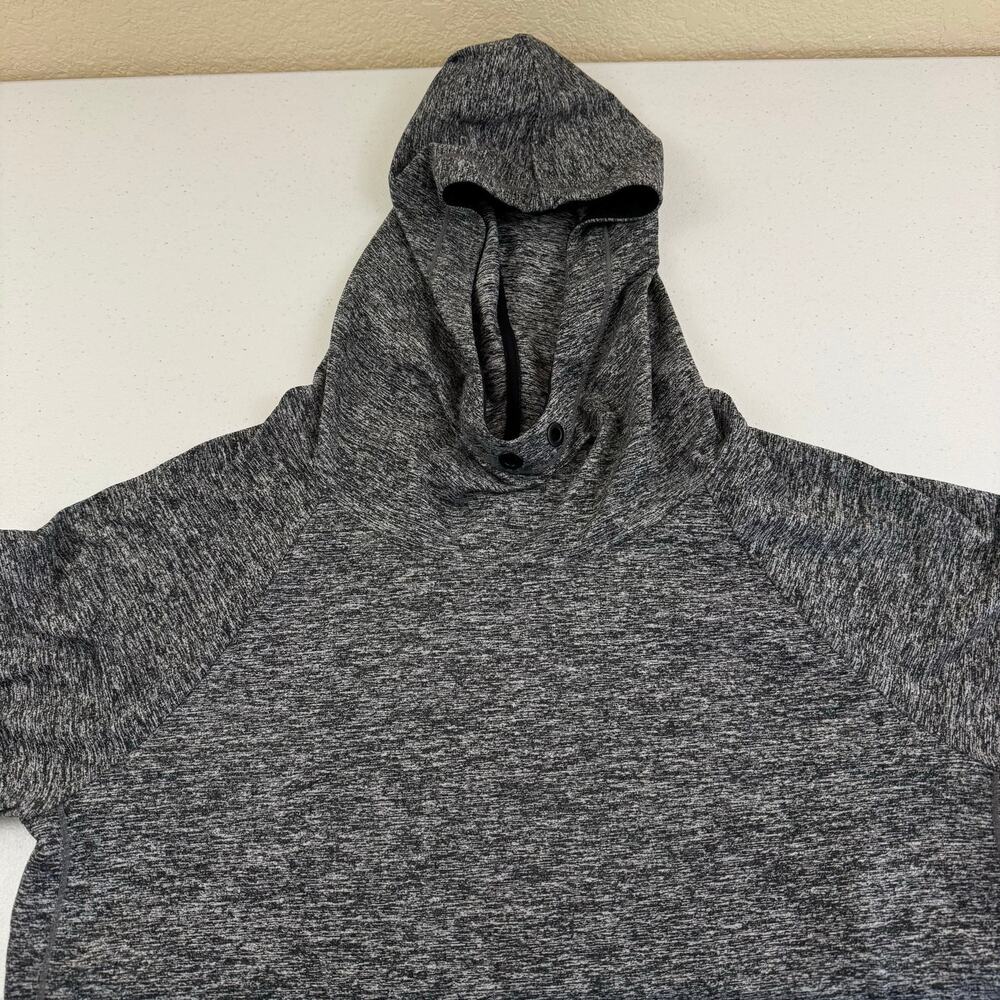Athleta Uptempo Hoodie Womens M Soft Lightweight Thumb Holes Missing Drawstring